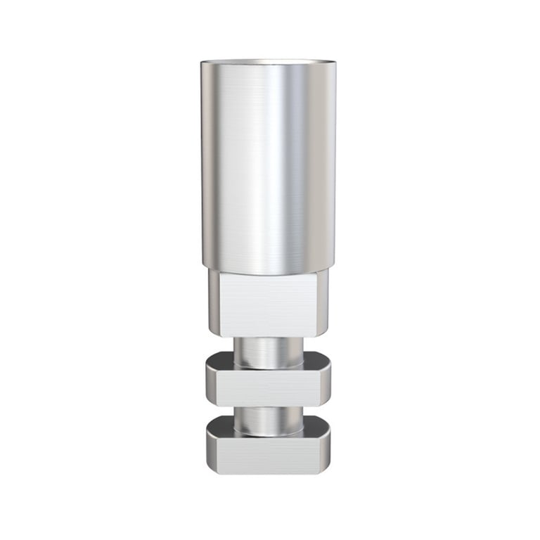 GDT Ø3.75mm Stainless Steel Implant Analog, Internal Hex 2.42mm RP, 5/Pk. Designed to replicate