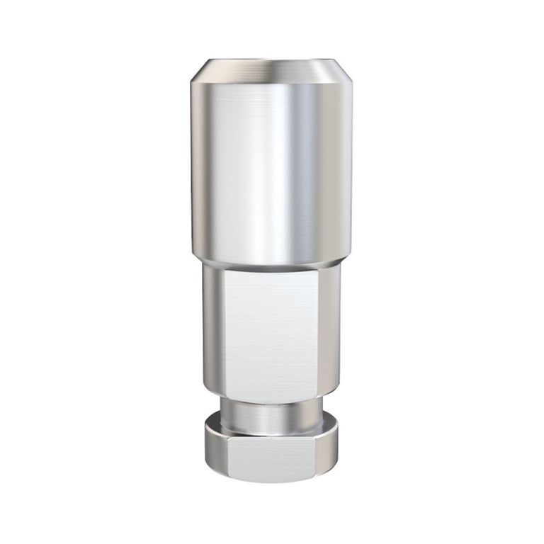 GDT Ø5.0mm Stainless Steel Implant Analog, Internal Hex 2.42mm RP, 5/Pk. Designed to replicate