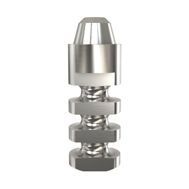 GDT Ø4.8mm Lab Stone Abutment Analog, Multi-Unit 1.6mm, 1/Pk. Designed to reproduce the Multi-Unit