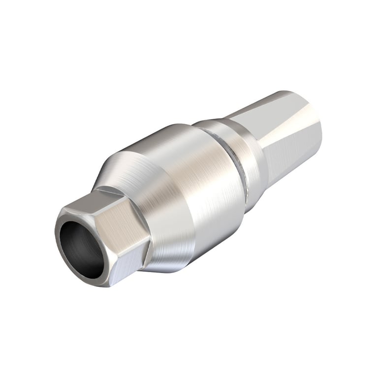GDT Ø4.8mm Snap-On Cap Closed Tray Transfer Coping, 7.0mm GH, Internal Hex 2.42mm RP, 1/Pk