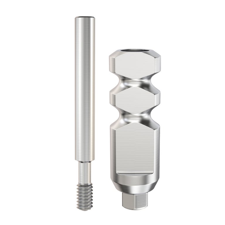 GDT 4.5mm Stainless Steel Standard Open Tray Transfer Coping, Internal Hex 2.42mm RP, 1/Pk