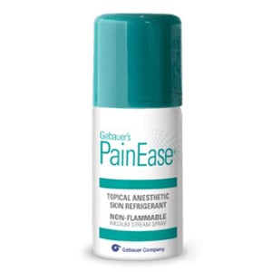 Gebauer Pain Ease Medium Stream, 3.9 oz Aerosol Can. Topical anesthetic skin refrigerant