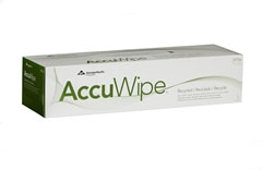 AccuWipe Recycled 1-Ply Delicate Task Wipers, White, 140/Box. Soft, non-abrasive, low lint &
