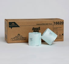 Angel Soft ps 2-Ply Premium Embossed Bathroom Tissue, White. 4" x 4.05", 450 sheets per roll. 1