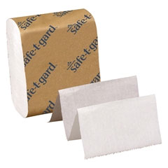 Safe-T-Gard Interfolded 2-Ply Tissues, White 4" x