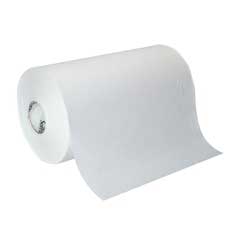SofPull 1-Ply White Hardwound Roll Paper Towel, High Capacity, Embossed. 400 linear feet per roll