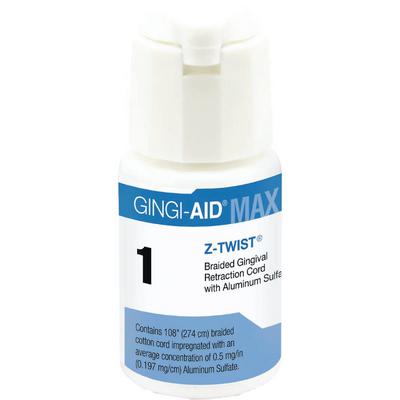 Gingi-Pak MAX Z-Twist Gingi-Aid MAX Z-Twist Weave - #1 Thin with Aluminum Sulfate, 100% Cotton