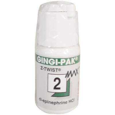 Gingi-Pak MAX Z-Twist Weave - #2 Medium with Epinephrine, 100% Cotton, 108" per Bottle. #10172M
