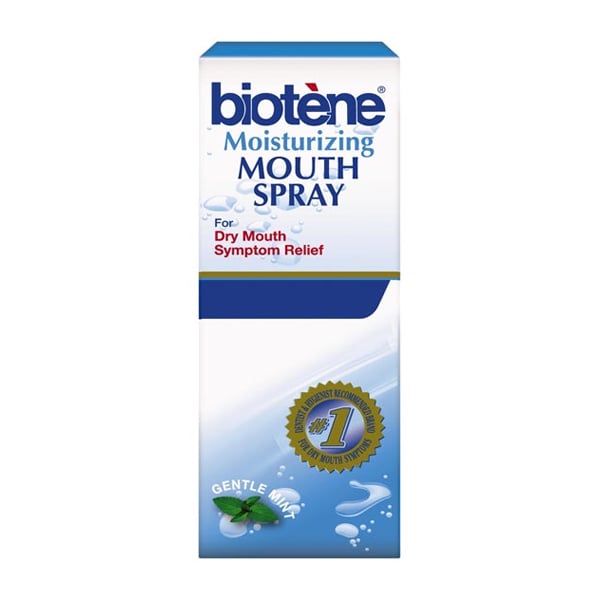 Biotene Moisturizing Mouth Spray, Gentle Mint flavor, Box of 6 1.5 oz