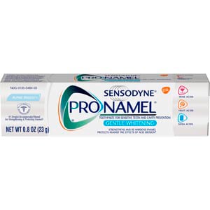 ProNamel Gentle Whitening Toothpaste, Fresh Mint, 36 - 0.8 oz Tubes. Protects enamel against