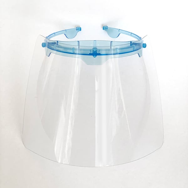 GMX Premium Cellulose Acetate Headpiece and Face Shield Kit Blue, 1/Pk