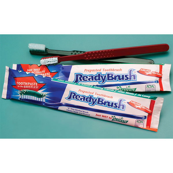 Ready Brush Adult Toothbrush. Perfect for Preappo