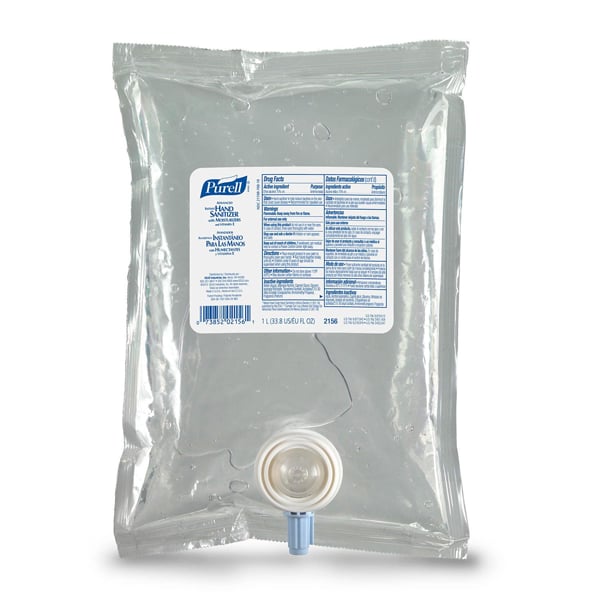 Purell Advanced Hand Sanitizer Gel, 1000mL Refill, 8/Case. For Purell NXT Dispenser. Kills 99.99