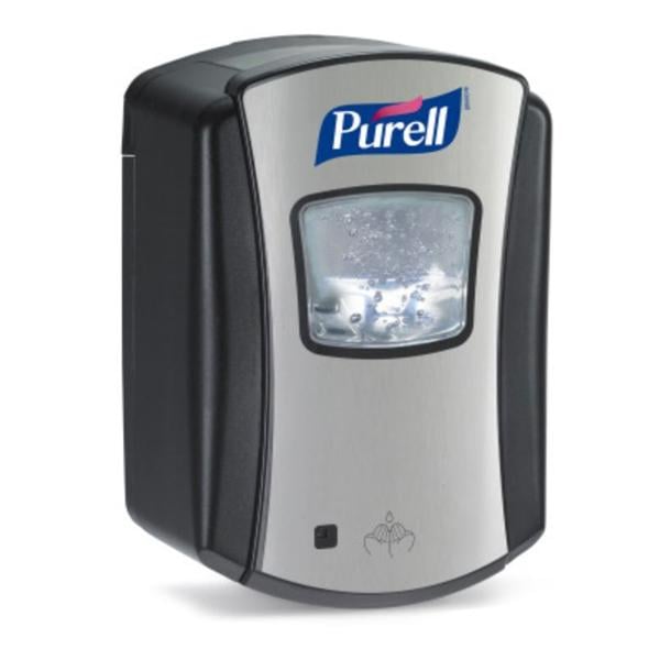 Purell LTX Purell LTX-7 Touch Free Foam Dispenser, Brushed Chrome/Black- 1/Pk. Uses 700ml Purell