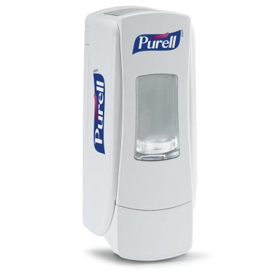 Purell LTX Purell ADX-7 Push-Style Dispenser White - 1/Pk. Wall Mount - Manual Dispenser