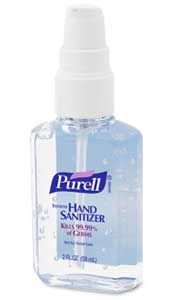 Purell Instant Hand Sanitizer, Personal Sized Pump Bottle, Alcohol-based, Case of 24 - 2 oz Pump
