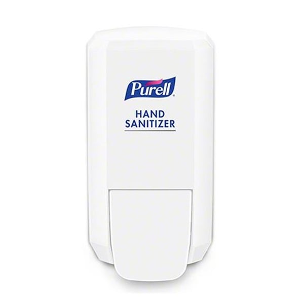 Purell CS2 Push-Style Compact Wall Mount Hand Sanitizer Dispenser, White, 1/Pk. Uses CS2 1000 mL