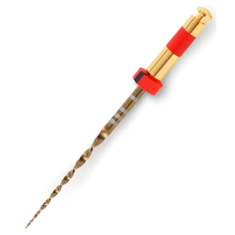 GoldenDent GoldenONE Nickel-Titanium (NiTi) Reciprocating File, Primary 25/.07, 21mm, 4/Pk