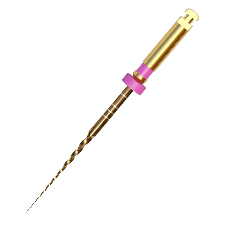GoldenDent Golden-Taper Nickel-Titanium (NiTi) Rotary File, Type S1, 31mm, 6/Pk