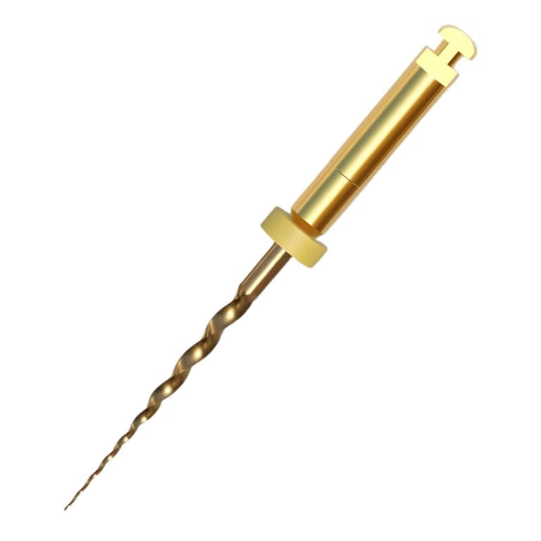 GoldenDent Golden-Taper Nickel-Titanium (NiTi) Rotary File, Type SX, 19mm, 6/Pk
