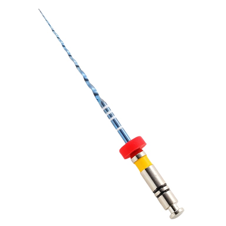 GoldenDent V-Blue Nickel-Titanium (NiTi) Rotary File, .04 Taper #20, 25mm, 6/Pk