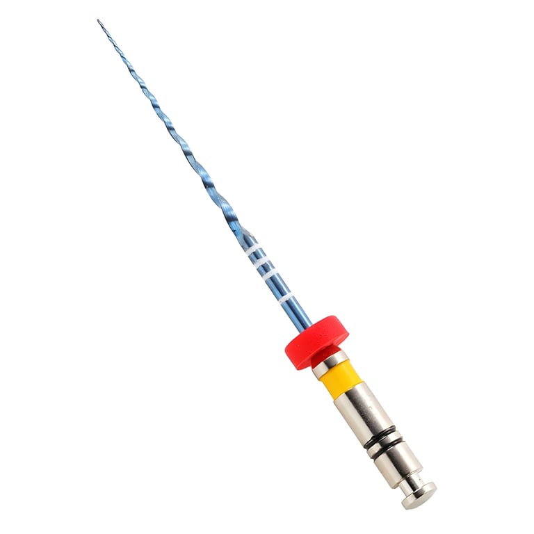 GoldenDent V-Blue Nickel-Titanium (NiTi) Rotary File,. 06 Taper #20, 25mm, 6/Pk