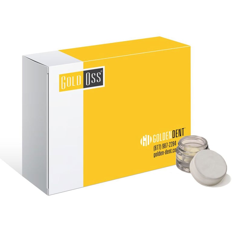 GoldOss Allograft Mineralized Cortical/Cancellous Bone Particulate, 250-1000um, 2.0cc, Single Jar