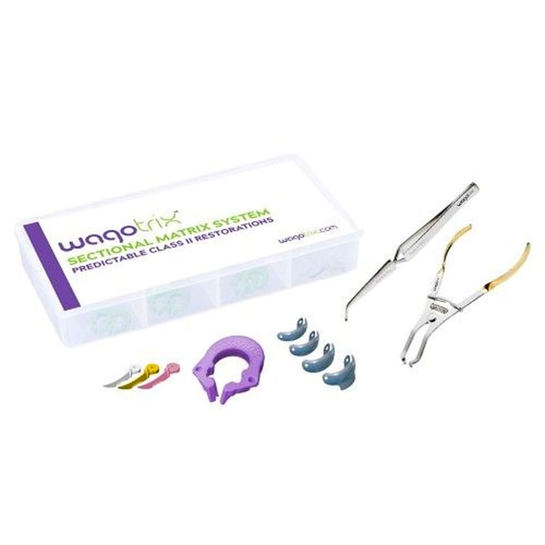 Wagotrix NiTi + Single-Use Ring Sectional Matrix System, Full Kit. Professional Introductory Kit