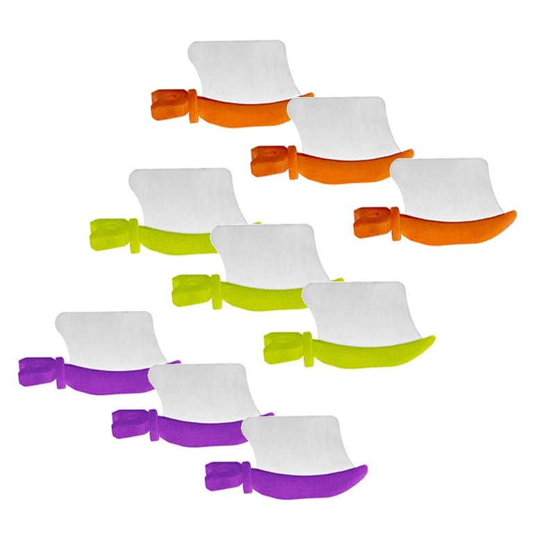GooDent Wedge Guards, Assorted Sizes, 72/Pk. Includes 24 x large (purple, 7.8 mm height), 24 x