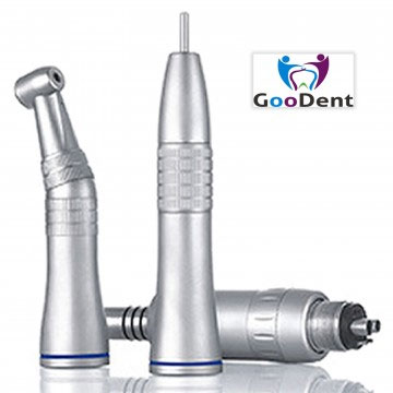 GooDent Low Speed Handpiece with Internal Water Irrigation. 3 pieces set - Air-Motor, straight