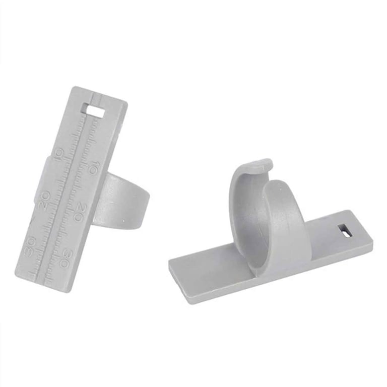 GooDent Root Canal Plastic Finger Endo Ruler, Gray, 2/Pk. Autoclavable at 134°C / 273°F