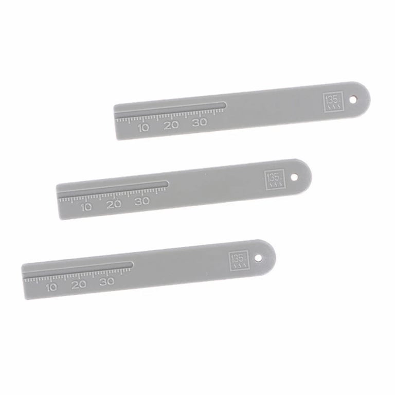 GooDent GooDent Root Canal Plastic Mini Endo Ruler, Gray, 3/Pk. Autoclavable at 134°C / 273°F