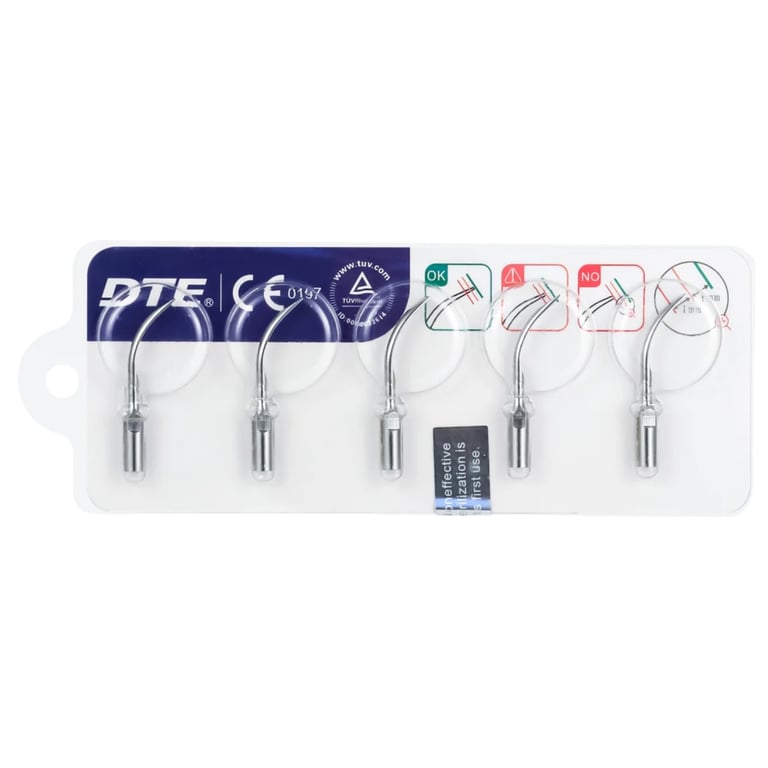 DTE GD6 Ultrasonic Scaler Tips, Heavy Supragingival Calculus, 5Pcs/Set, 1/Pk. Constructed