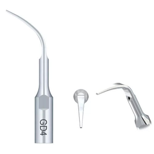 DTE Ultrasonic Scaler Silver Tips GD4 - 5/Pk. Supragingival Scaling Tips used to remove