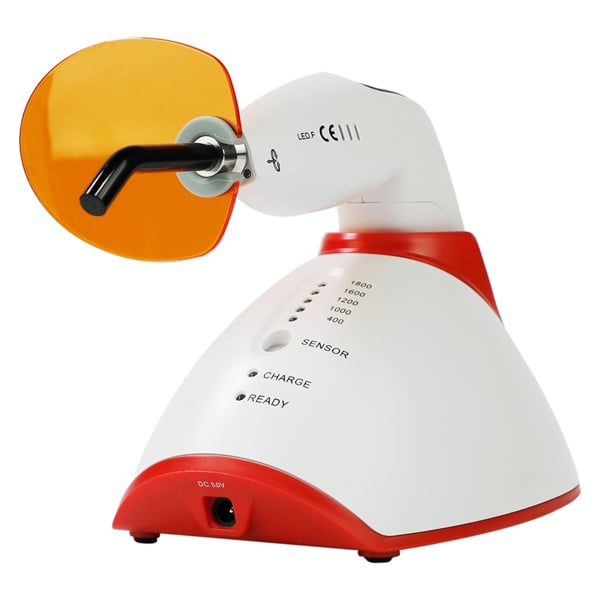 Woodpecker LED.F Wide Spectrum, Rechargeable, Curing Light with Pedestal, 1/Pk. 360 rotating head