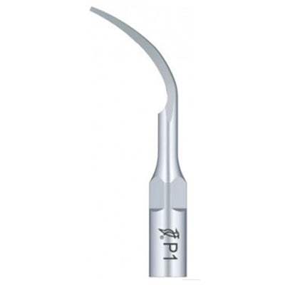 Woodpecker, Ultrasonic Scaler Silver Tips P1 - 5/Pk. Periodontal Scaling Tips are used to remove