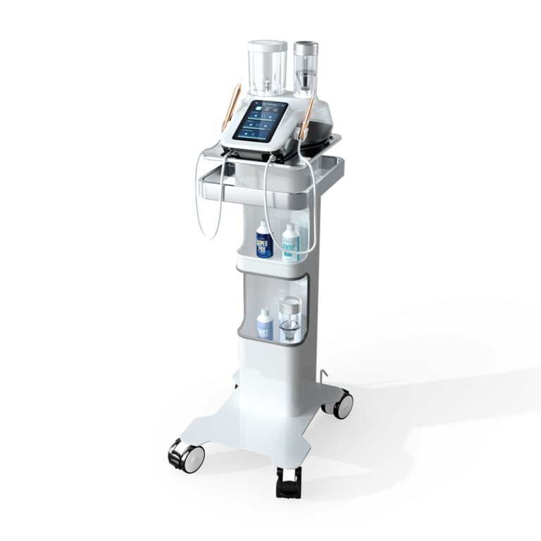 Woodpecker Dental Trolley Cart, Single Cart. Cart dimensions: 17.32" x 12.99" x 32.28". Tray