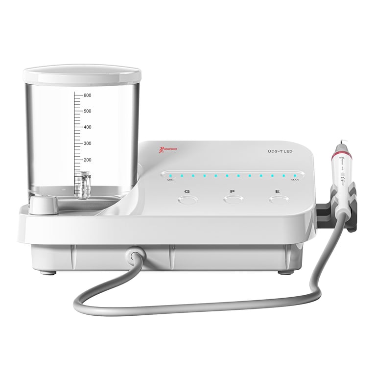Woodpecker UDS-T LED Ultrasonic Scaler with Handpiece, Complete Unit. Autoclavable handpiece