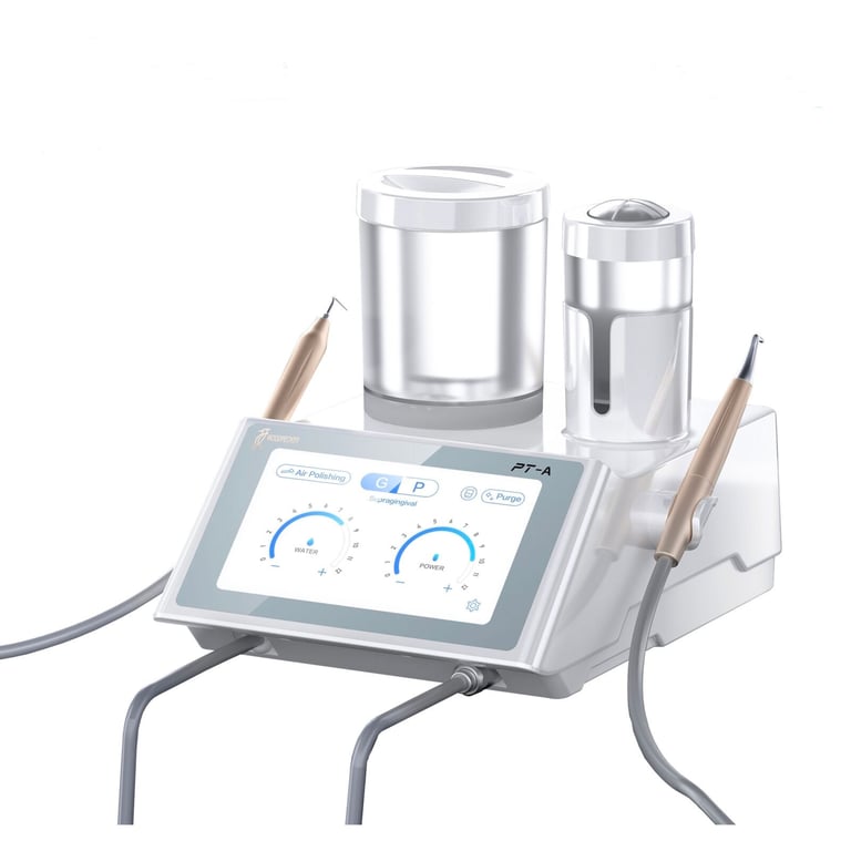 Woodpecker Woodpecker® PT-A Dental Ultrasonic Scaler & Air Polisher. 2 in 1 smart system. Complete