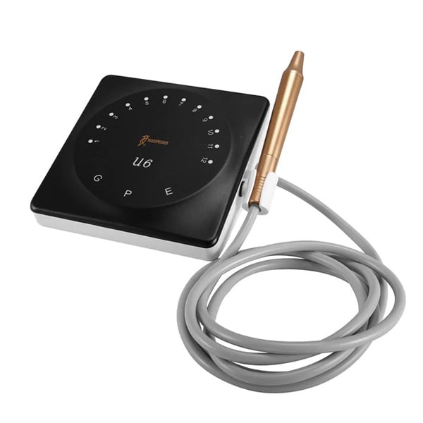 Woodpecker U6 Ultrasonic Scaler. The tip"s amplitude is up to 20-90 to prevent hurting teeth