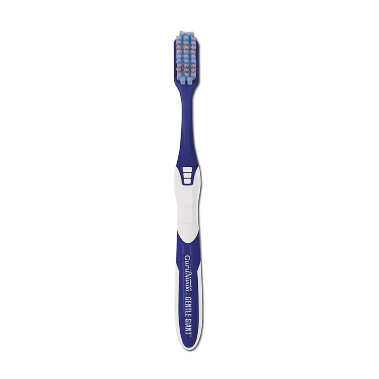 GuruNanda Gentle Giant Soft Whitening Spiral Toothbrush, 200/Box. Features spiral bristles