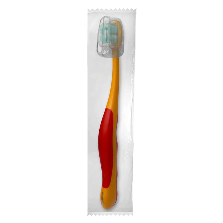 GuruNanda Kids Junior Butter On Gums Softex Ultra-Soft Bristles Toothbrush, 200/Box. Finely