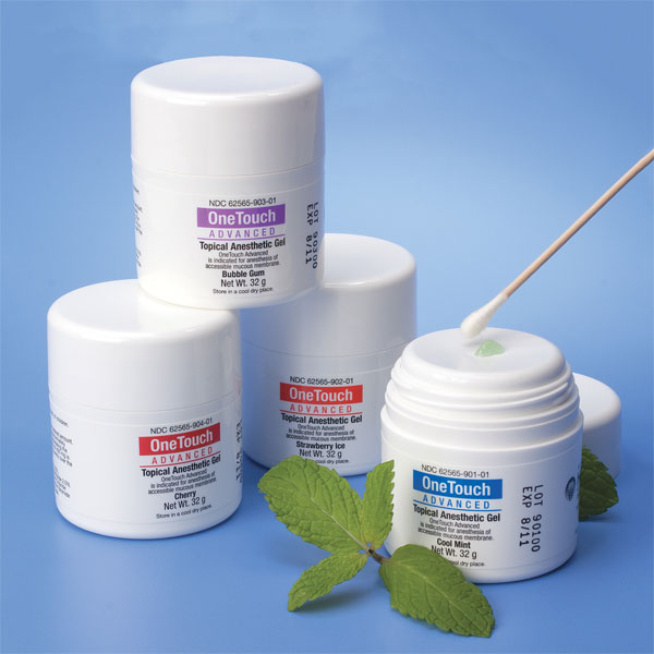 One Touch Advanced Cool Mint Topical Anesthetic Gel 32 Gm. Dispenser
