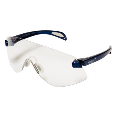 Outbacks Protective eyewear, BLUE frames and clear lens ophthalmic quality anti-scratch coating