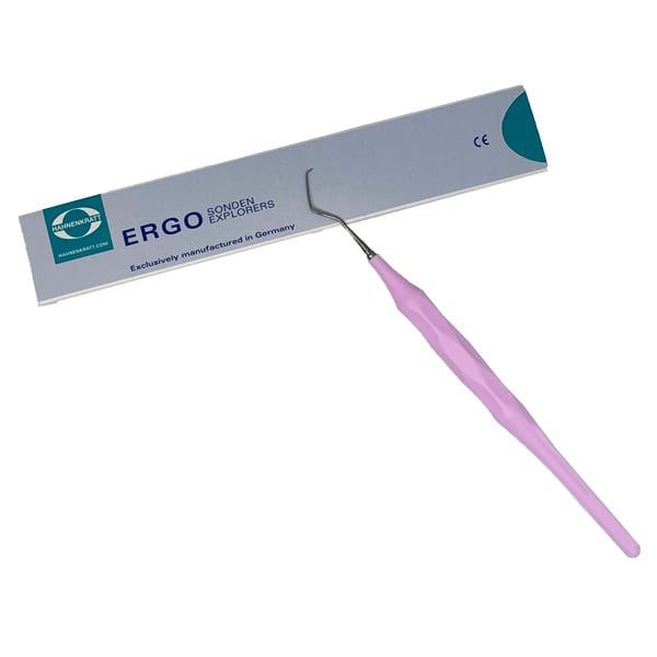 Ergoform Single Ended Explorer Form G, 1/Pk. Pink Handle Made of Glassfiber-Reinforced Plastic