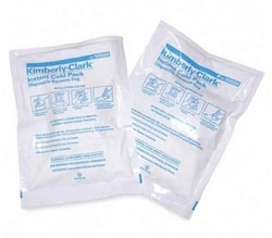 Kimberly-Clark 6.25" x 8.5" Large Instant Cold Pack, 20 minute of Cold Therapy, Single-Use. Case