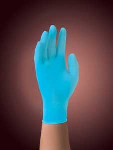 SAFESKIN® Blue Nitrile Exam Gloves, Large, Powder-Free, Box of 100 gloves