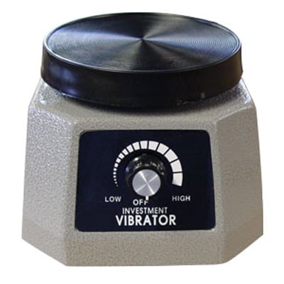 Atlas Junior Variable Speed Vibrator. Three speed vibrator with 4" (10cm) diameter, removable