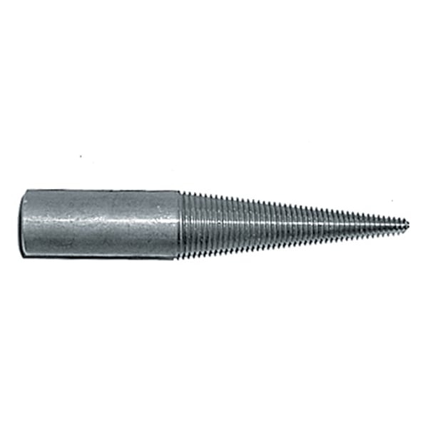 Handler #7 Right Steel Threaded Taper Chuck, Single Chuck. Used for buffing wheels on a polishing