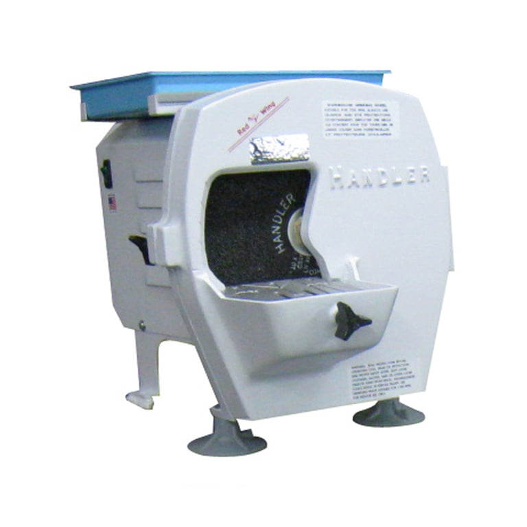 Handler Model Trimmer - Swing-Open Front Housing for Ease of Cleaning and Wheel Changing. Full